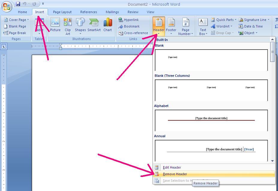 How To Remove Footer In Word Document