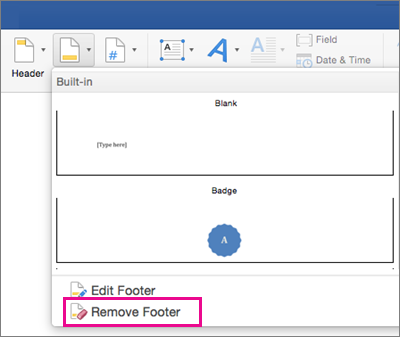 How To Remove Footer In Word Document
